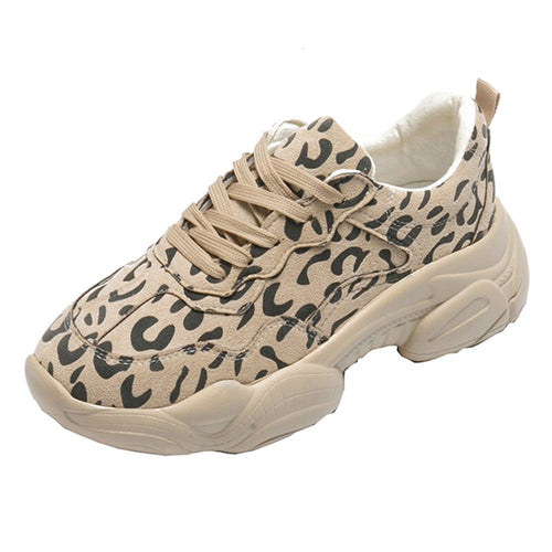 Leopard Chunky Sneakers