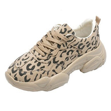 Load image into Gallery viewer, Leopard Chunky Sneakers