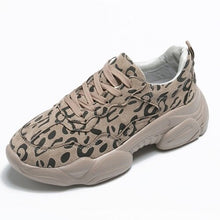 Load image into Gallery viewer, Leopard Chunky Sneakers