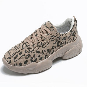 Leopard Chunky Sneakers