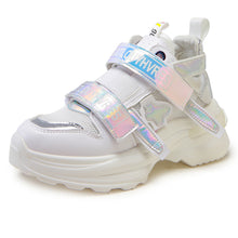 Load image into Gallery viewer, Glitter Wedge Sneakers