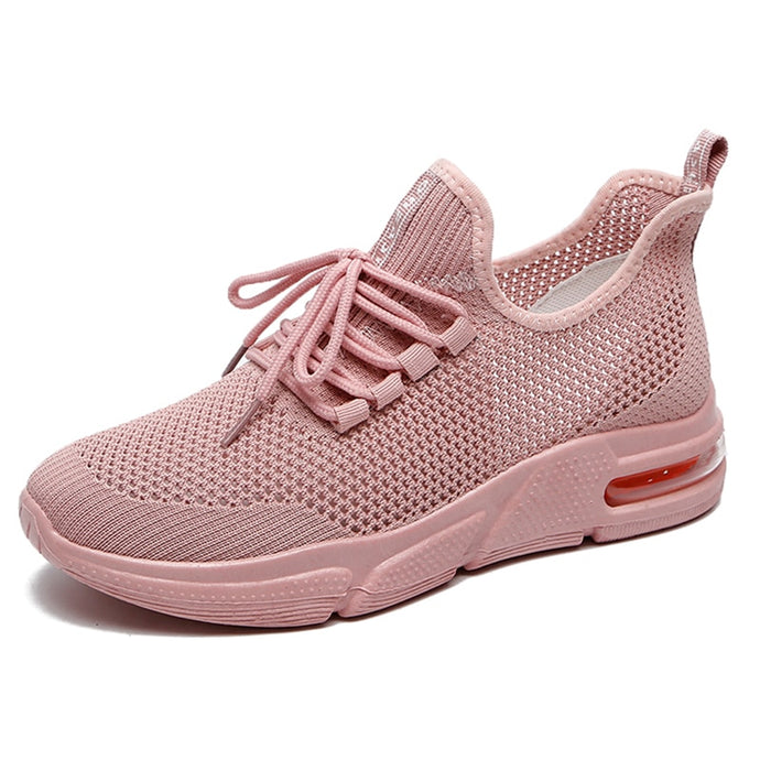 Pink White Sneaker Shoes